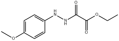 Ethanedioic acid, monoethyl ester, 2-(4-methoxyphenyl)hydrazide Structure