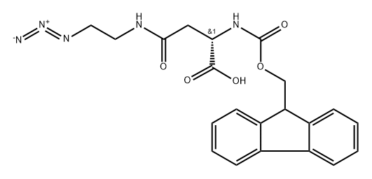 Fmoc-L-Asn(EDA-N3)-OH Structure