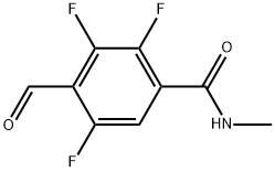 2,3,5-trifluoro-4-formyl-N-methylbenzamide Structure