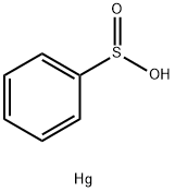 Benzenesulfinic acid, mercury(2+) salt (2:1) Structure