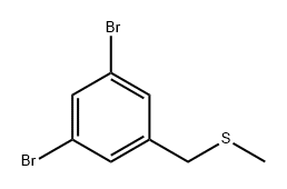 (3,5-dibromobenzyl)methylsulfide Structure