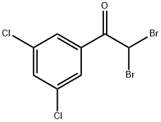 2,2-Dibromo-1-(3,5-dichlorophenyl)ethanone Structure