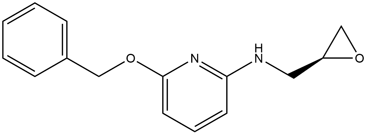 (S)-6-(benzyloxy)-N-(oxiran-2-ylmethyl)pyridin-2-amine Structure