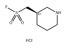 (3R)-piperidin-3-yl]methanesulfonyl fluoride hydrochloride Structure