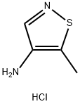 5-Methylisothiazol-4-amine hydrochloride Structure