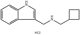 (cyclobutylmethyl)[(1H-indol-3-yl)methyl]amine hydrochloride Structure