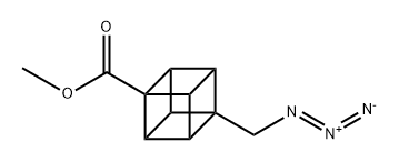 methyl 8-(azidomethyl)cubane-1-carboxylate Structure