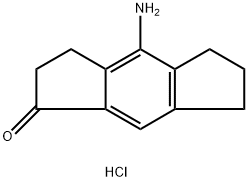 4-amino-1,2,3,5,6,7-hexahydro-s-indacen-1-one hydrochloride 구조식 이미지