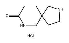 2,7-Diazaspiro[4.5]decan-8-one, hydrochloride (1:1) Structure