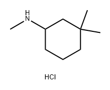 N,3,3-trimethylcyclohexan-1-amine hydrochloride Structure