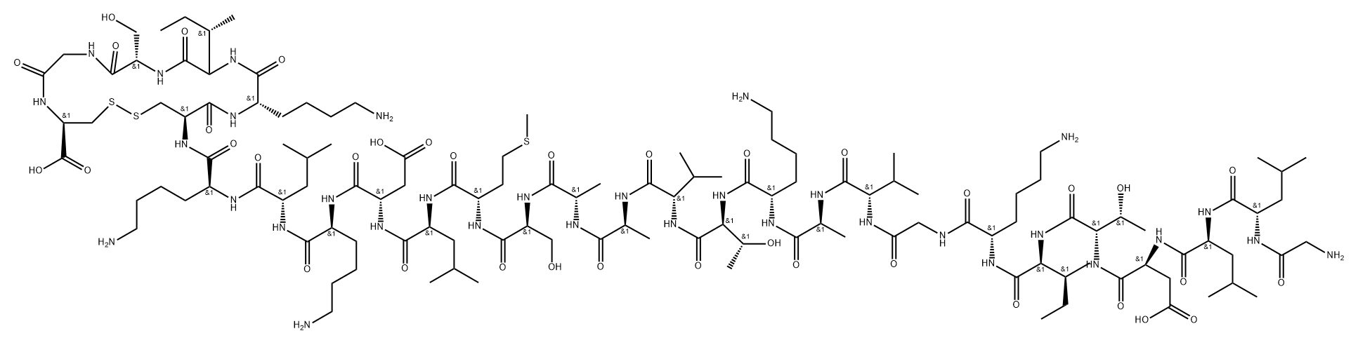 Ranatuerin-2B Structure