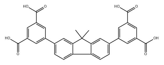 2,7-bis (3,5-dicarboxyphenyl) - 9,9-dimethylfluorene Structure