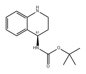 (R)-(1,2,3,4-Tetrahydro-quinolin-4-yl)-carbamic acid tert-butyl ester Structure