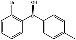 Benzenemethanol, 2-bromo-α-(4-methylphenyl)-, (αS)- Structure