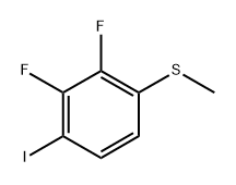 (2,3-difluoro-4-iodophenyl)(methyl)sulfane Structure