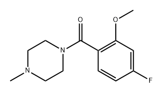 (4-Fluoro-2-methoxyphenyl)(4-methylpiperazin-1-yl)methanone Structure