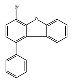 4-Bromo-1-phenyl-dibenzofuran Structure