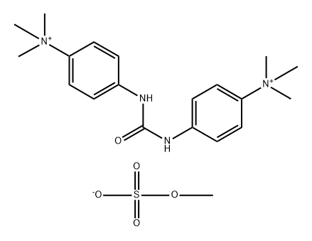 Benzenaminium, 4,4'-(carbonyldiimino)bis[N,N,N-trimethyl-, bis(methyl sulfate) (9CI) Structure