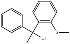 Benzenemethanol, α-methyl-2-(methylthio)-α-phenyl-, radical ion(1+) Structure