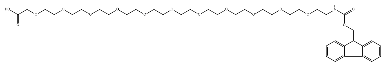 Fmoc-NH-PEG11-CH2COOH 구조식 이미지