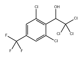 2,2,2-Trichloro-1-(2,6-dichloro-4-(trifluoromethyl)phenyl)ethanol Structure