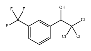 2,2,2-Trichloro-1-(3-(trifluoromethyl)phenyl)ethanol Structure