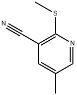 5-Methyl-2-(methylthio)-3-pyridinecarbonitrile Structure