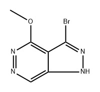 3-bromo-4-methoxy-1H-pyrazolo[3,4-d]pyridazine Structure