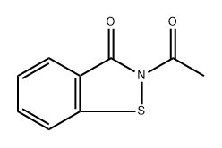 2-Acetylbenzo[d]isothiazol-3(2H)-one Structure