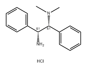 (1R,2R)-N1,N1-Dimethyl-1,2-diphenylethane-1,2-diamine dihydrochloride Structure