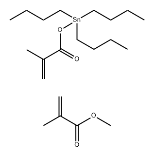 Poly(methylmethacrylate, tributyltin methacrylate) Structure