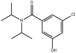 3-Chloro-5-hydroxy-N,N-bis(1-methylethyl)benzamide Structure