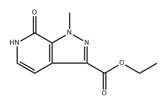 ethyl 1-methyl-7-oxo-6H-pyrazolo[3,4-c]pyridine-3-carboxylate Structure