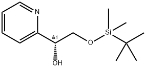 2-Pyridinemethanol, α-[[[(1,1-dimethylethyl)dimethylsilyl]oxy]methyl]-, (αR)- Structure