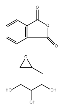 1,3-Isobenzofurandione, polymer with methyloxirane and 1,2,3-propanetriol Structure