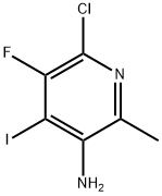 6Chloro-5-fluoro-4-iodo-2-methyl-3-pyridinamine Structure