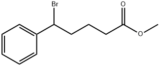 Benzenepentanoic acid, δ-bromo-, methyl ester Structure