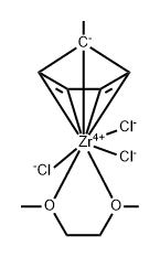 η(5)-MeC5H4ZrCl3(DME) Structure