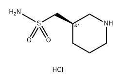 (3R)-piperidin-3-yl]methanesulfonamide hydrochloride Structure