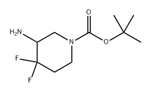 tert-butyl 3-amino-4,4-difluoropiperidine-2-carboxylate Structure