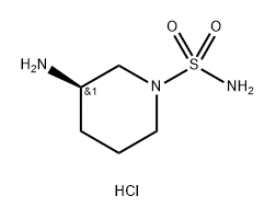 (3R)-3-aminopiperidine-1-sulfonamide hydrochloride Structure