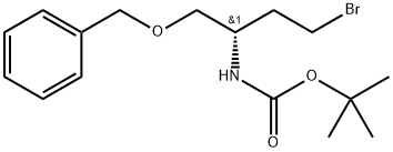 tert-butyl N-[(2S)-1-(benzyloxy)-4-bromobutan-2-yl]carbamate 구조식 이미지