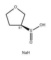 sodium (3S)-oxolane-3-sulfinate Structure