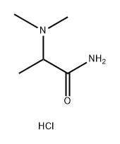 2-(dimethylamino)propanamide hydrochloride Structure