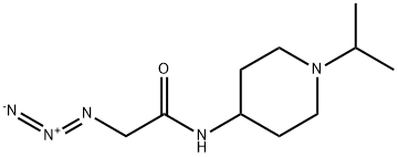 2-azido-N-[1-(propan-2-yl)piperidin-4-yl]acetamide 구조식 이미지