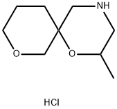 2-methyl-1,8-dioxa-4-azaspiro[5.5]undecane hydrochloride, Mixture of diastereomers Structure