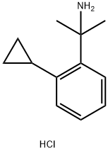 2-(2-cyclopropylphenyl)propan-2-amine hydrochloride Structure