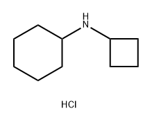 N-cyclobutylcyclohexanamine hydrochloride Structure