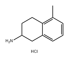 5-methyl-1,2,3,4-tetrahydronaphthalen-2-amine
hydrochloride Structure