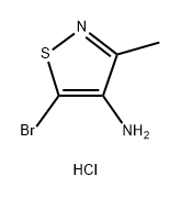 5-bromo-3-methyl-1,2-thiazol-4-amine
hydrochloride 구조식 이미지